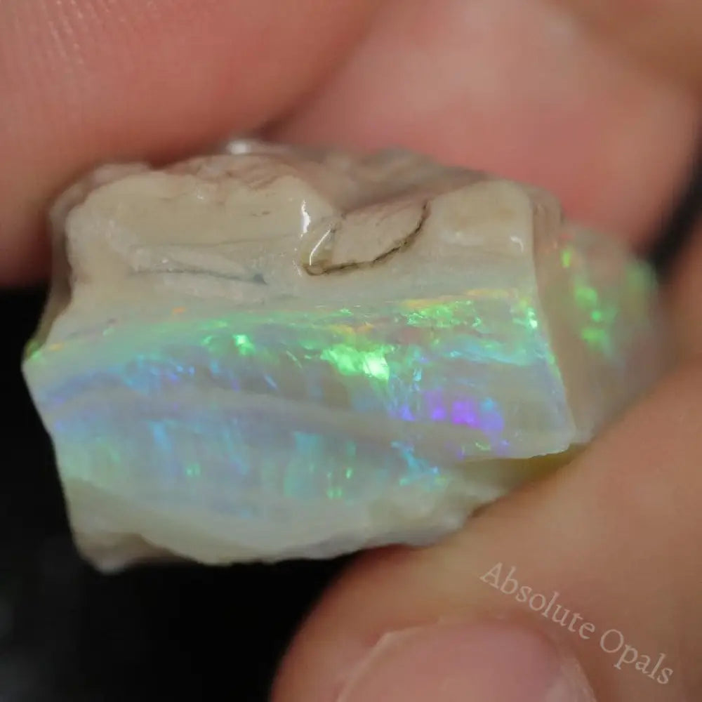 36.0 Cts Australian Semi Black Opal Rough Lightning Ridge