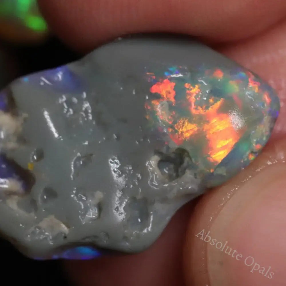 36.0 Cts Australian Solid Semi Black Opal Rough Parcel Lightning Ridge Stones