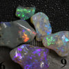 36.0 Cts Australian Solid Semi Black Opal Rough Parcel Lightning Ridge Stones