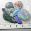 Rough Black Opal Rubs Parcel Lightning Ridge