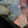 36.35 Cts Australian Solid Semi Black Opal Rough Parcel Lightning Ridge Stones