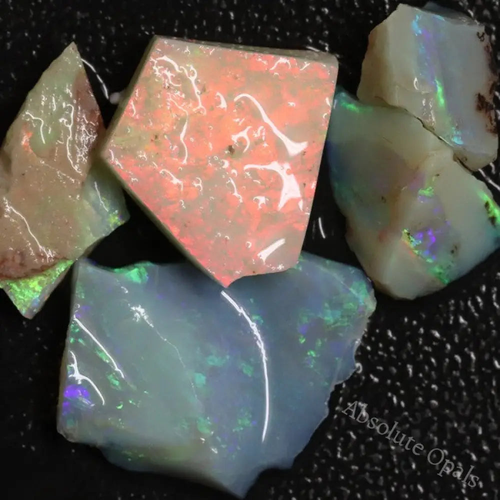 Australian Solid Semi Black Opal Rough Parcel, Lightning Ridge Stones