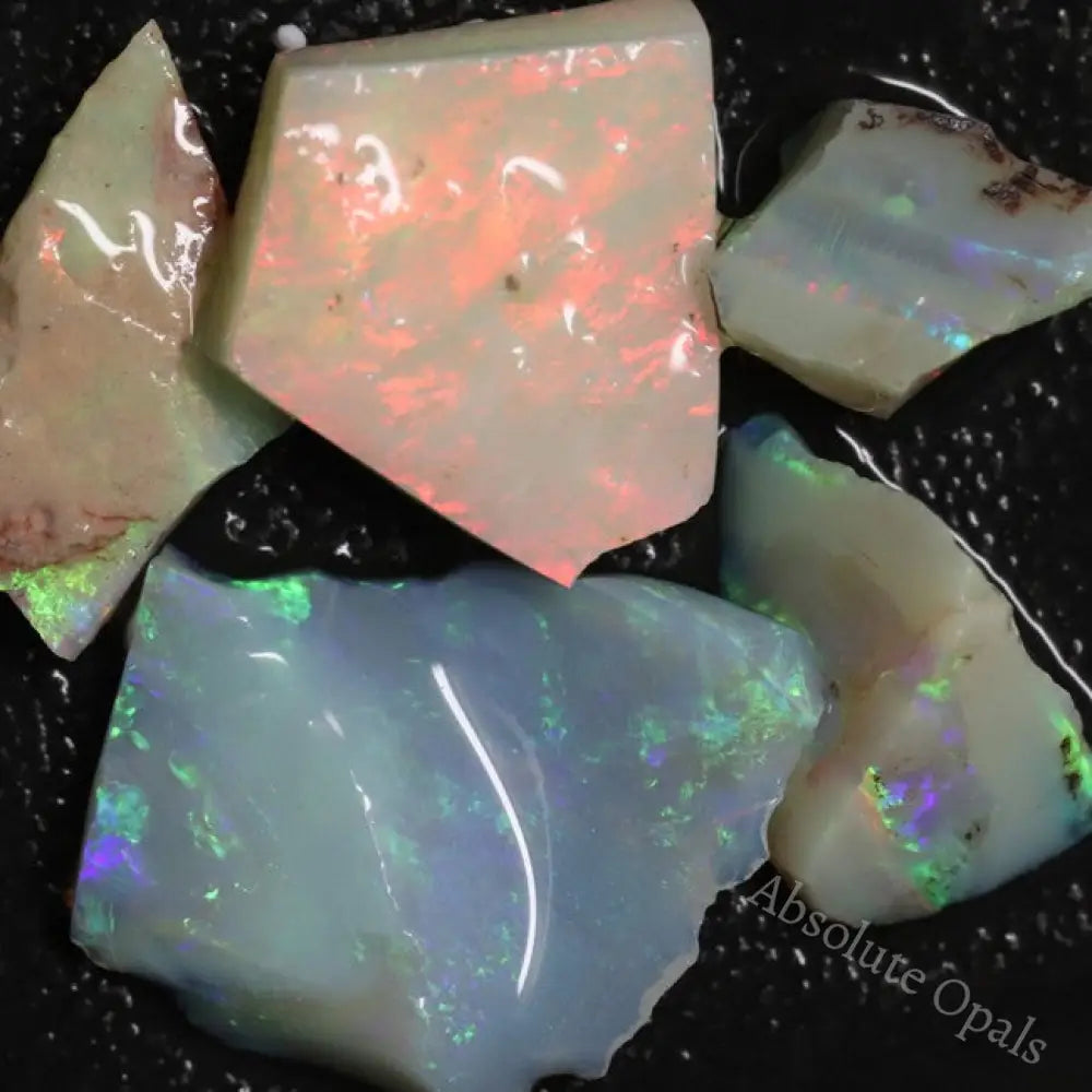 Australian Solid Semi Black Opal Rough Parcel, Lightning Ridge Stones