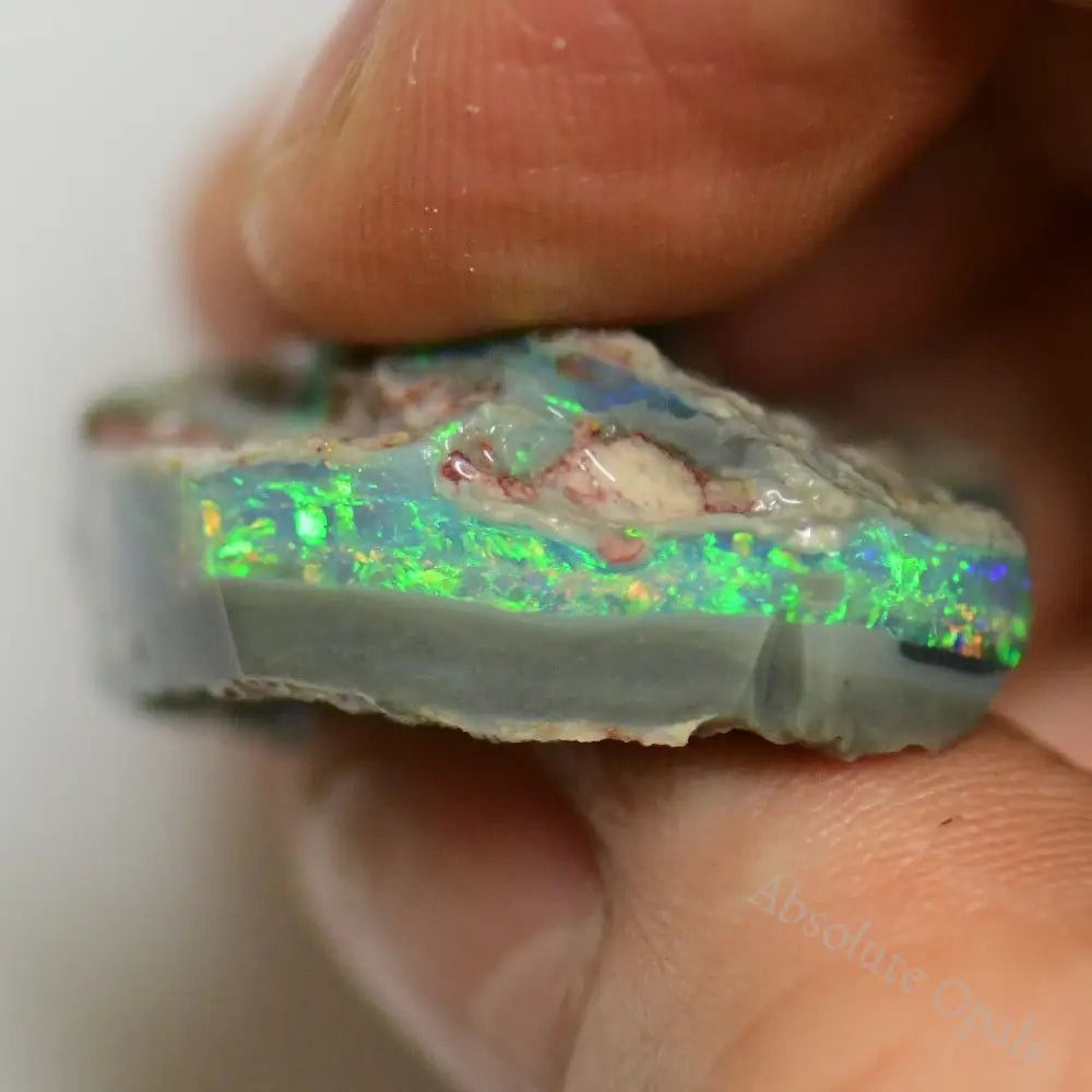 36.9 Cts Australian Opal Rough Lightning Ridge For Carving