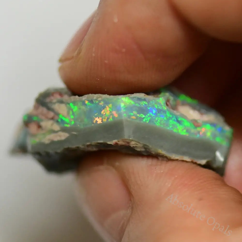36.9 Cts Australian Opal Rough Lightning Ridge For Carving