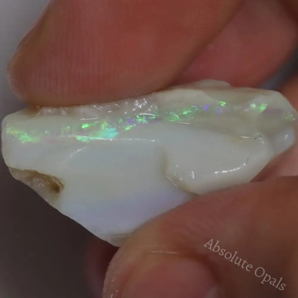 37.75 Cts Australian Semi-Black Opal Rough Lightning Ridge