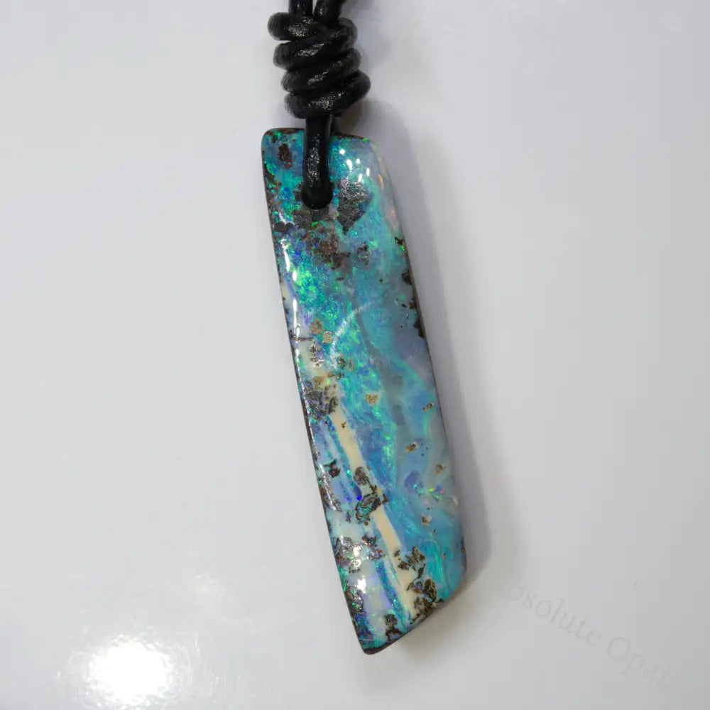 Boulder opal pendant