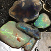 38.15 Cts Australian Solid Semi Black Opal Rough Lightning Ridge Parcel