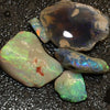 38.15 Cts Australian Solid Semi Black Opal Rough Lightning Ridge Parcel