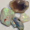 38.15 Cts Australian Solid Semi Black Opal Rough Lightning Ridge Parcel