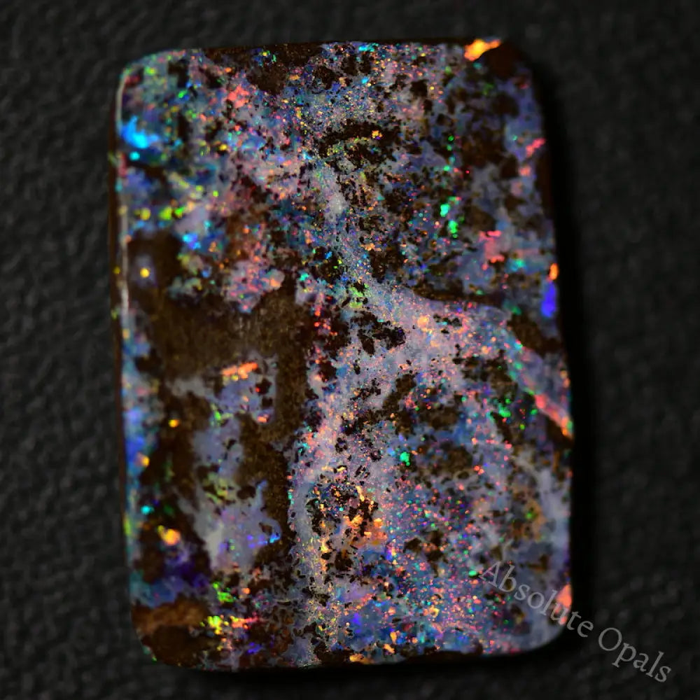 38.2 Cts Australian Boulder Opal Cut Stone