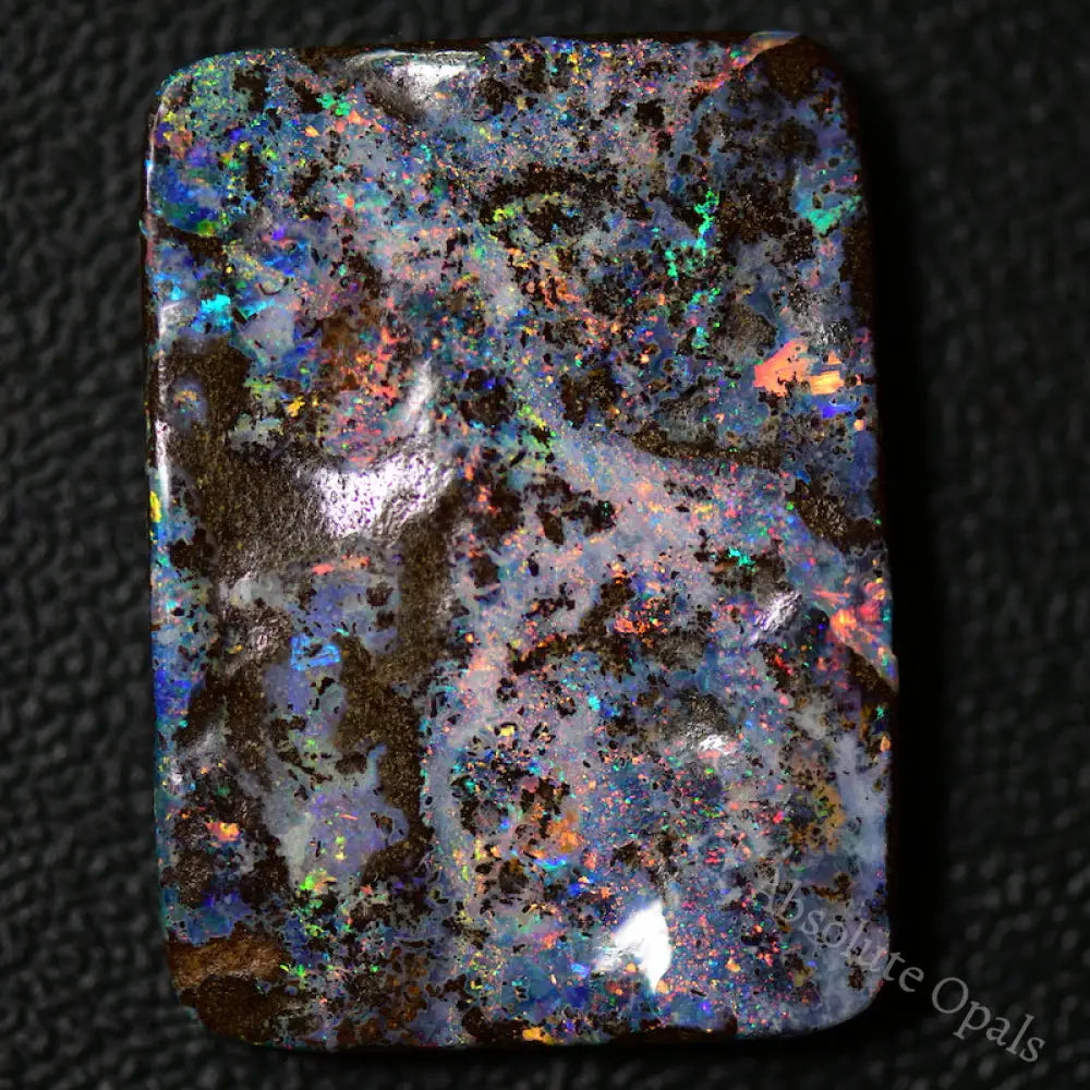 38.2 Cts Australian Boulder Opal Cut Stone