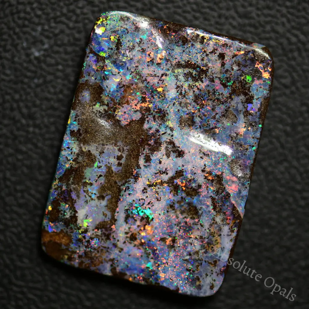 38.2 Cts Australian Boulder Opal Cut Stone