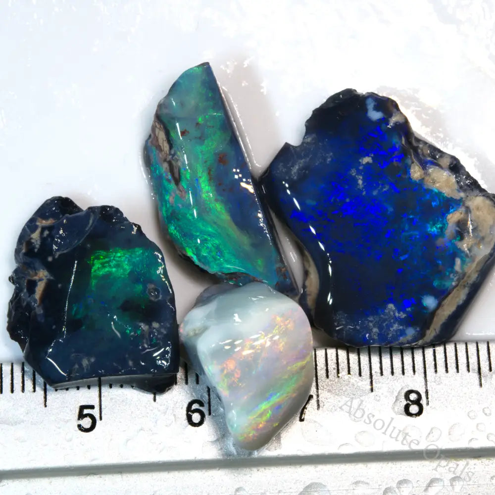 Australian black opal