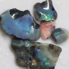 39.95 Cts Australian Black Opal Rough Parcel Lightning Ridge Stones