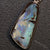 Australian Boulder Opal with Silver Pendant