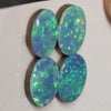 4.1 Cts Australian Opal Doublet Stone Cabochon 4Pcs