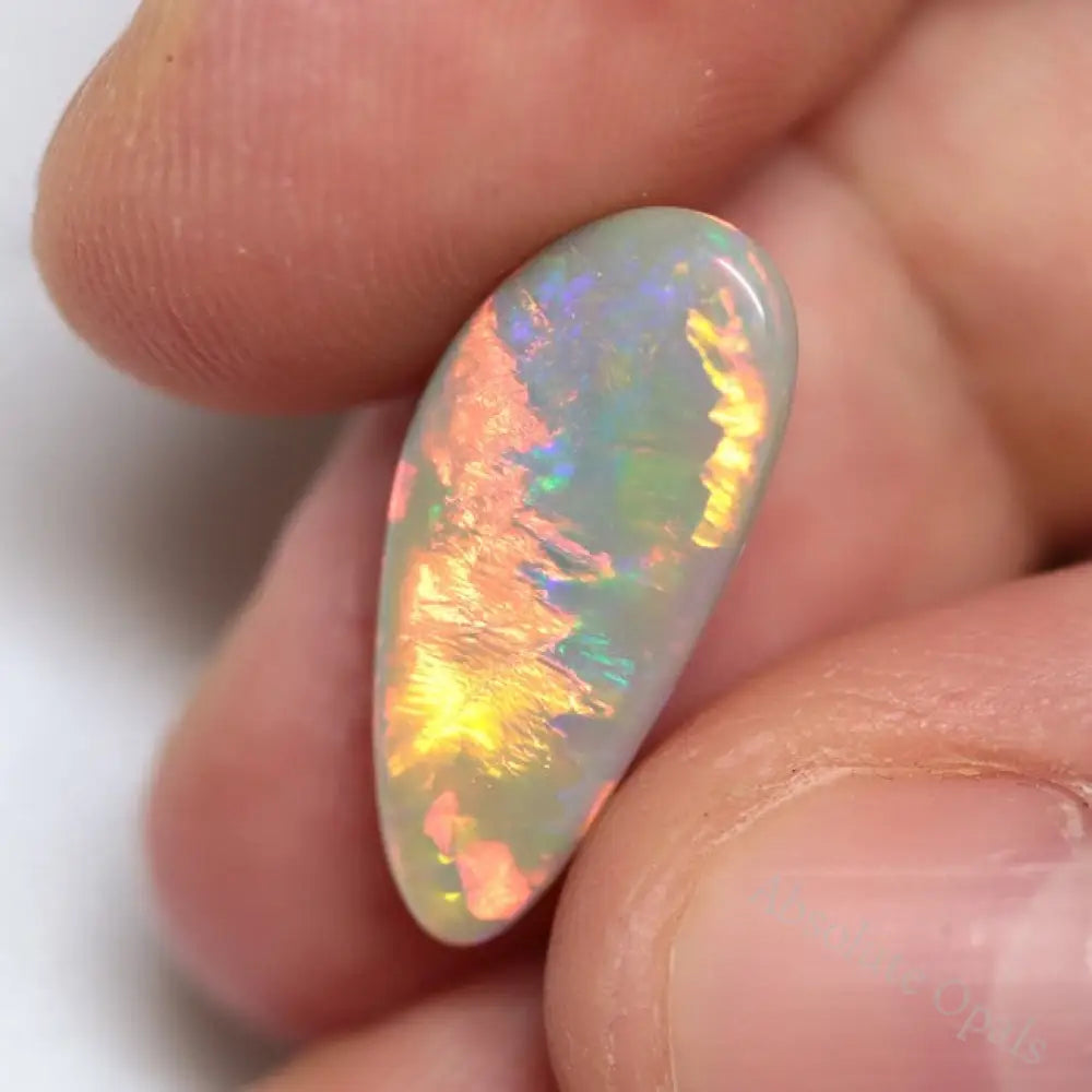 4.19 Cts Australian Solid Semi Black Opal Lightning Ridge