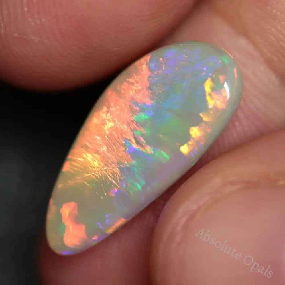 4.19 Cts Australian Solid Semi Black Opal Lightning Ridge