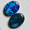 4.24 Cts Australian Opal Doublet Stone Cabochon 2Pcs 9X7