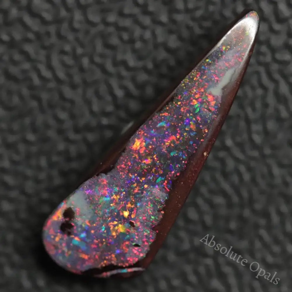 4.25 Cts Australian Boulder Opal Cut Loose Stone