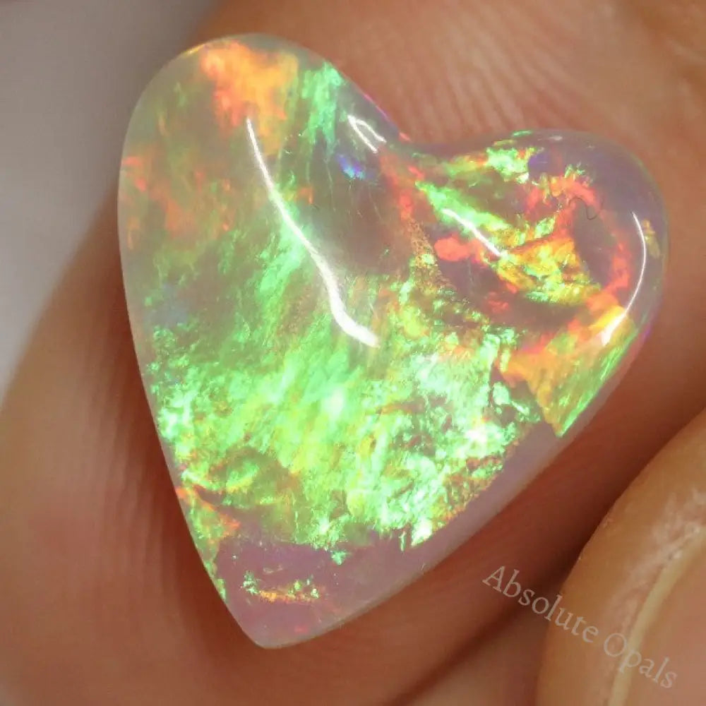 4.25 Cts Australian Opal Lightning Ridge Solid Crystal Carving Loose Stone