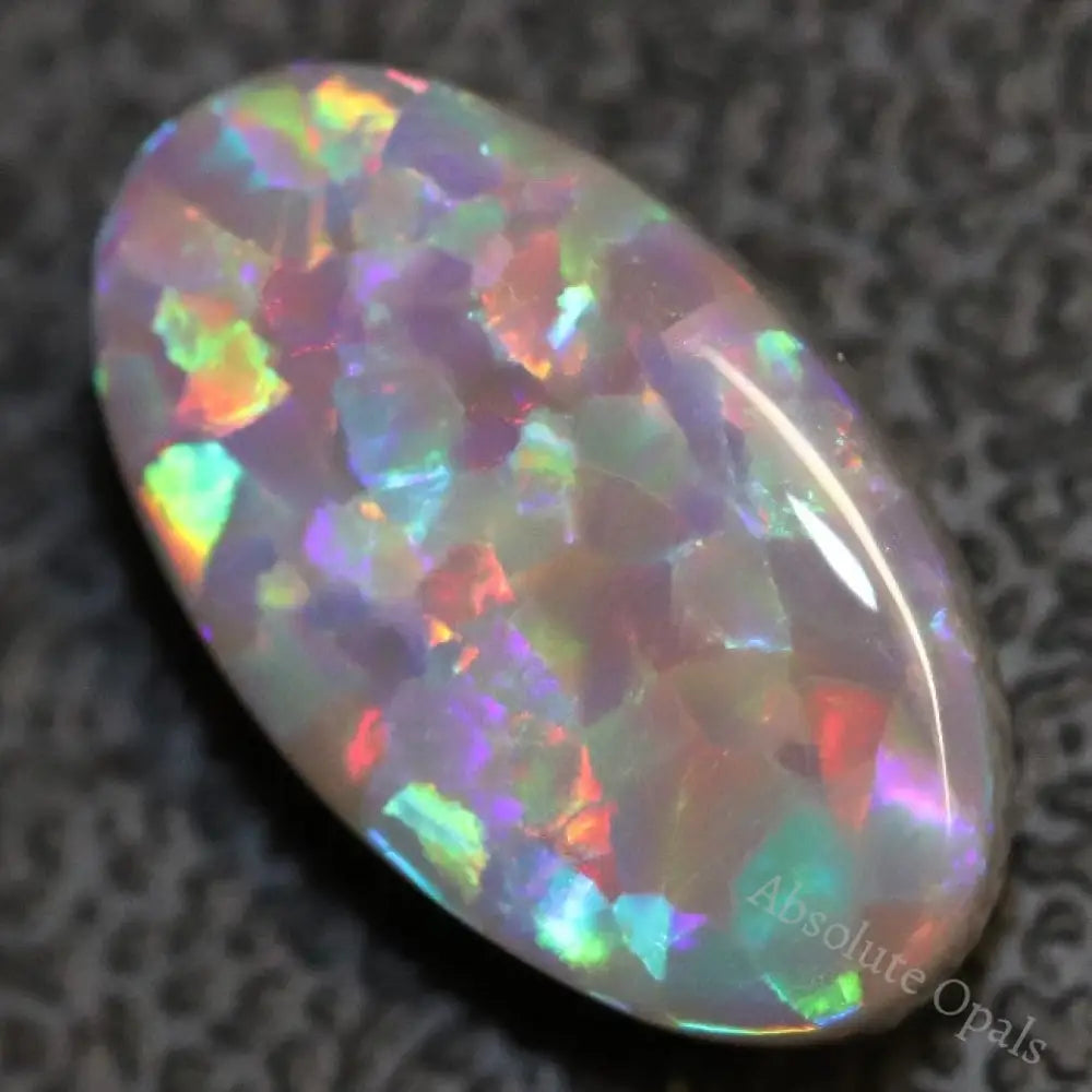 4.29 Cts Australian Solid Semi Black Opal Lightning Ridge Loose Cut Stone Cabochon