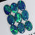 4.36 Cts Australian Opal Doublet Stone Cabochon 9Pcs