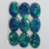 4.36 Cts Australian Opal Doublet Stone Cabochon 9Pcs