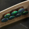 4.42 Cts Australian Opal Doublet Stone Cabochon 7Pcs 6X4