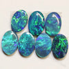 4.42 Cts Australian Opal Doublet Stone Cabochon 7Pcs 6X4