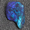 4.45 Cts Australian Black Opal Lightning Ridge Solid Carving Loose Stone