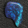 4.45 Cts Australian Black Opal Lightning Ridge Solid Carving Loose Stone