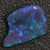 Australian Black Opal, Lightning Ridge, Solid Carving, Loose Stone