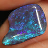 4.45 Cts Australian Black Opal Lightning Ridge Solid Carving Loose Stone