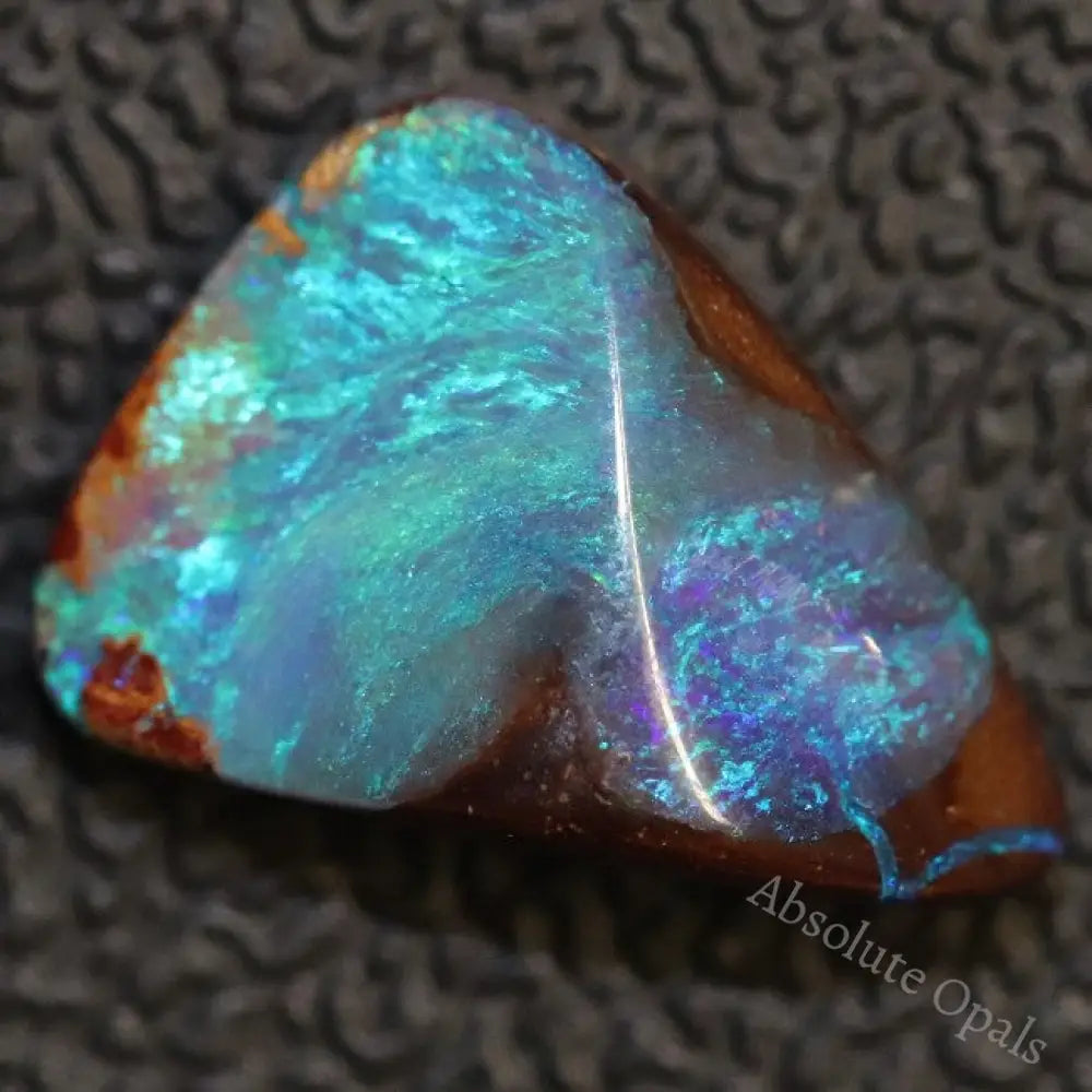 4.45 Cts Australian Boulder Opal Cut Loose Stone