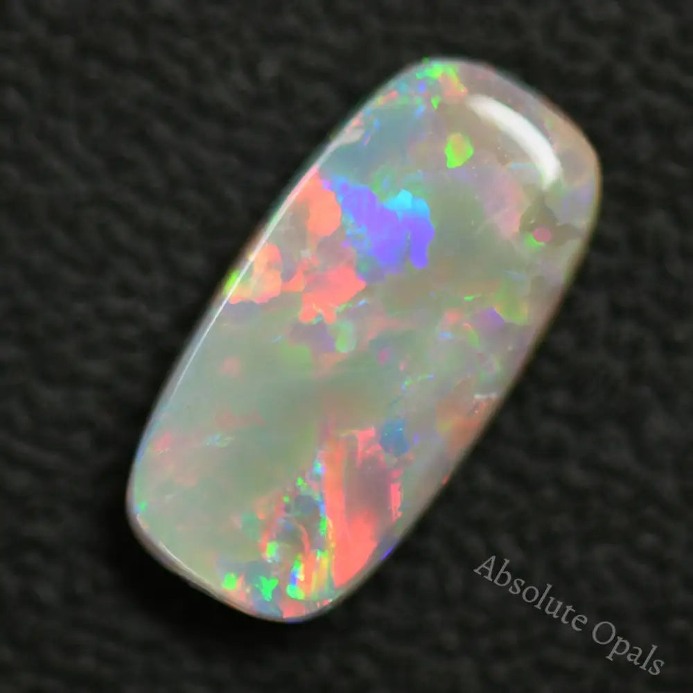 4.45 Cts Australian Semi Black Solid Opal Lightning Ridge Stone