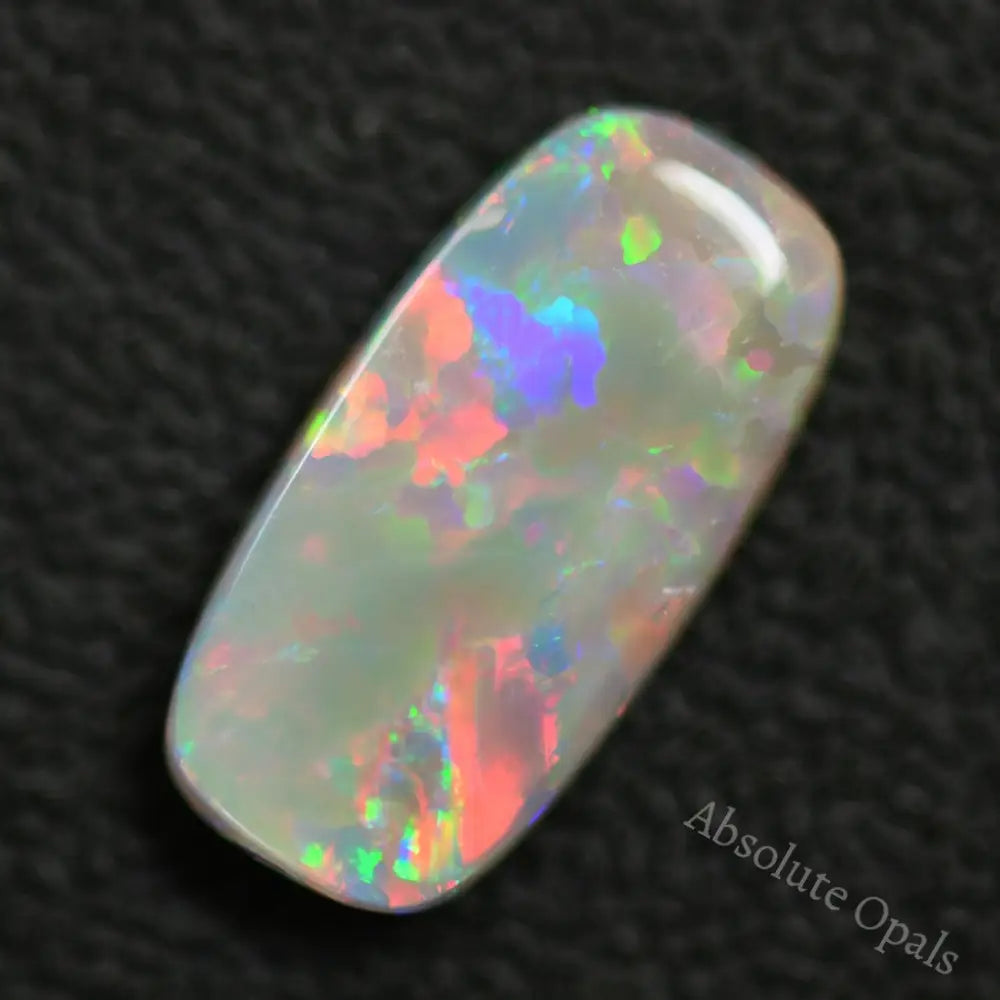 4.45 Cts Australian Semi Black Solid Opal Lightning Ridge Stone