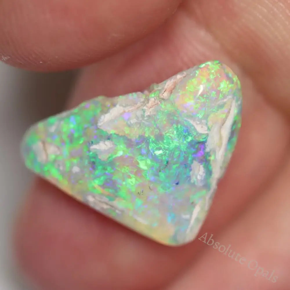 4.50 Cts Australian Light Opal Rough Lightning Ridge Polished Specimen