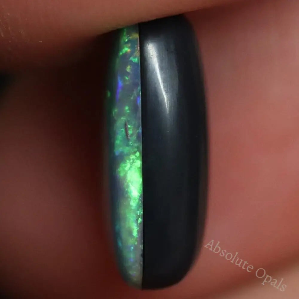 4.55 Cts Australian Opal Doublet Stone Cabochon