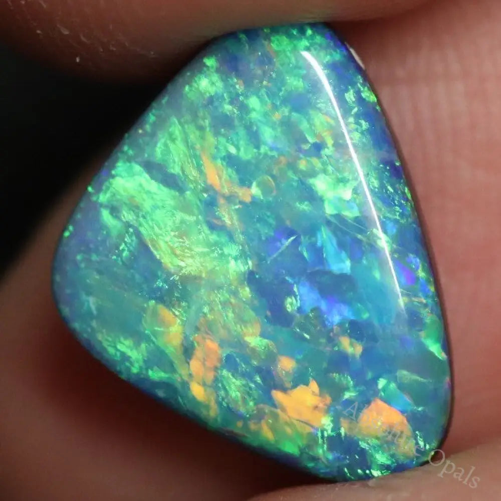 4.55 Cts Australian Opal Doublet Stone Cabochon