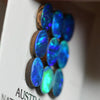 4.55 Cts Australian Opal Doublet Stone Cabochon 9Pcs 6X4 Mm