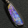 Australian Boulder Opal with Silver Pendant