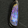 Australian Boulder Opal with Silver Pendant