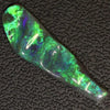 Black Opal Lightning Ridge, Australian Solid Carving, Loose Gem Stone, Green Blue