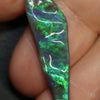 4.59 Cts Black Opal Lightning Ridge Australian Solid Carving Loose Gem Stone Green Blue