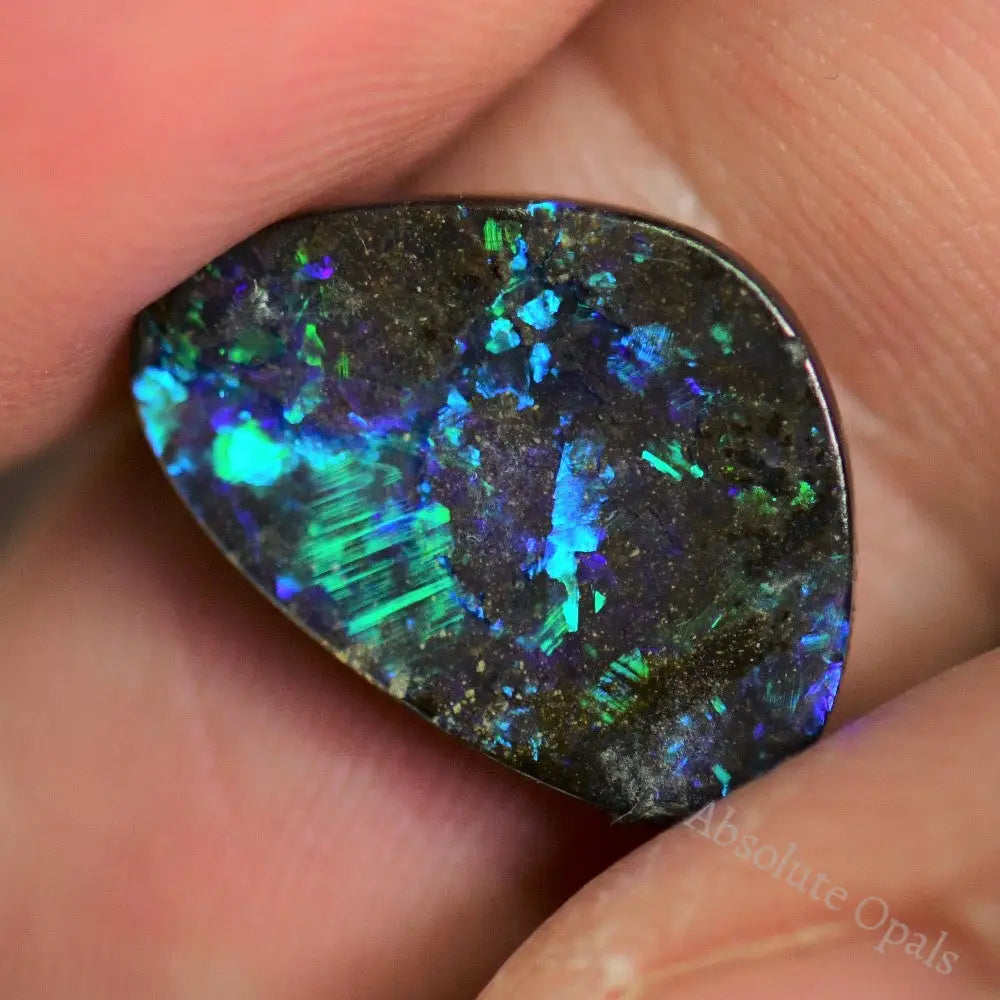 4.60 Cts Australian Boulder Opal Cut Stone