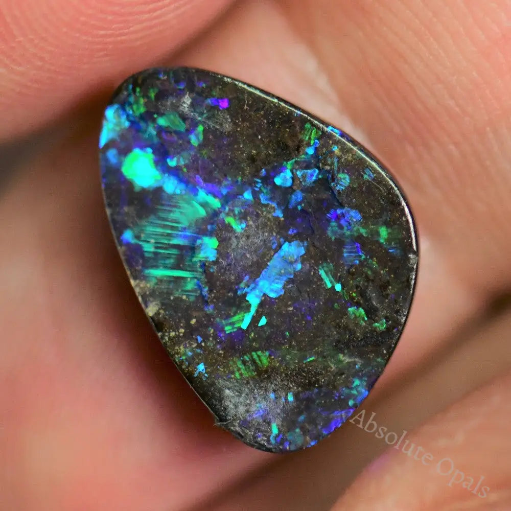 4.60 Cts Australian Boulder Opal Cut Stone