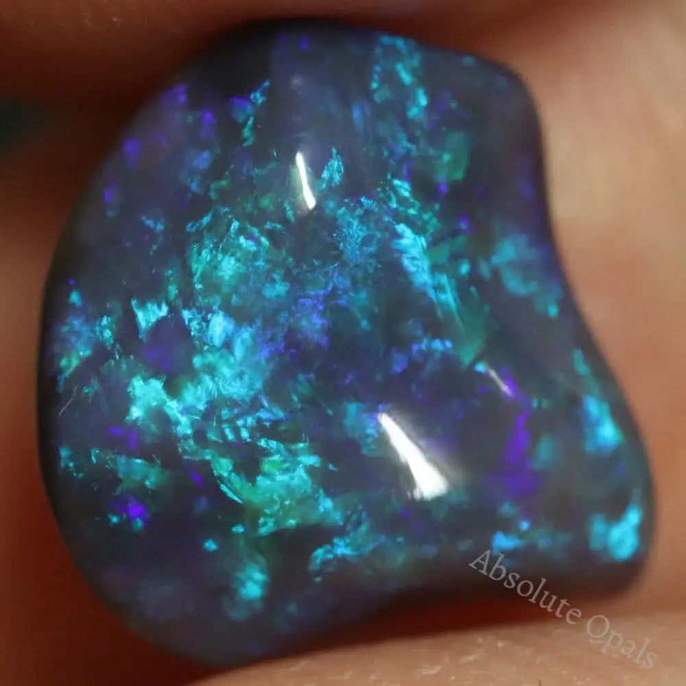  Black Opal Lightning Ridge, Australian Solid Carving, Loose Gem Stone