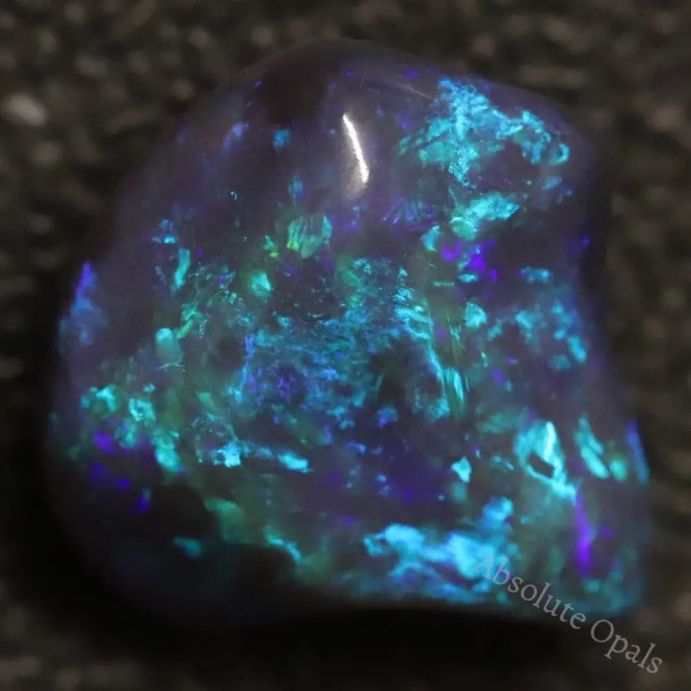  Black Opal Lightning Ridge, Australian Solid Carving, Loose Gem Stone